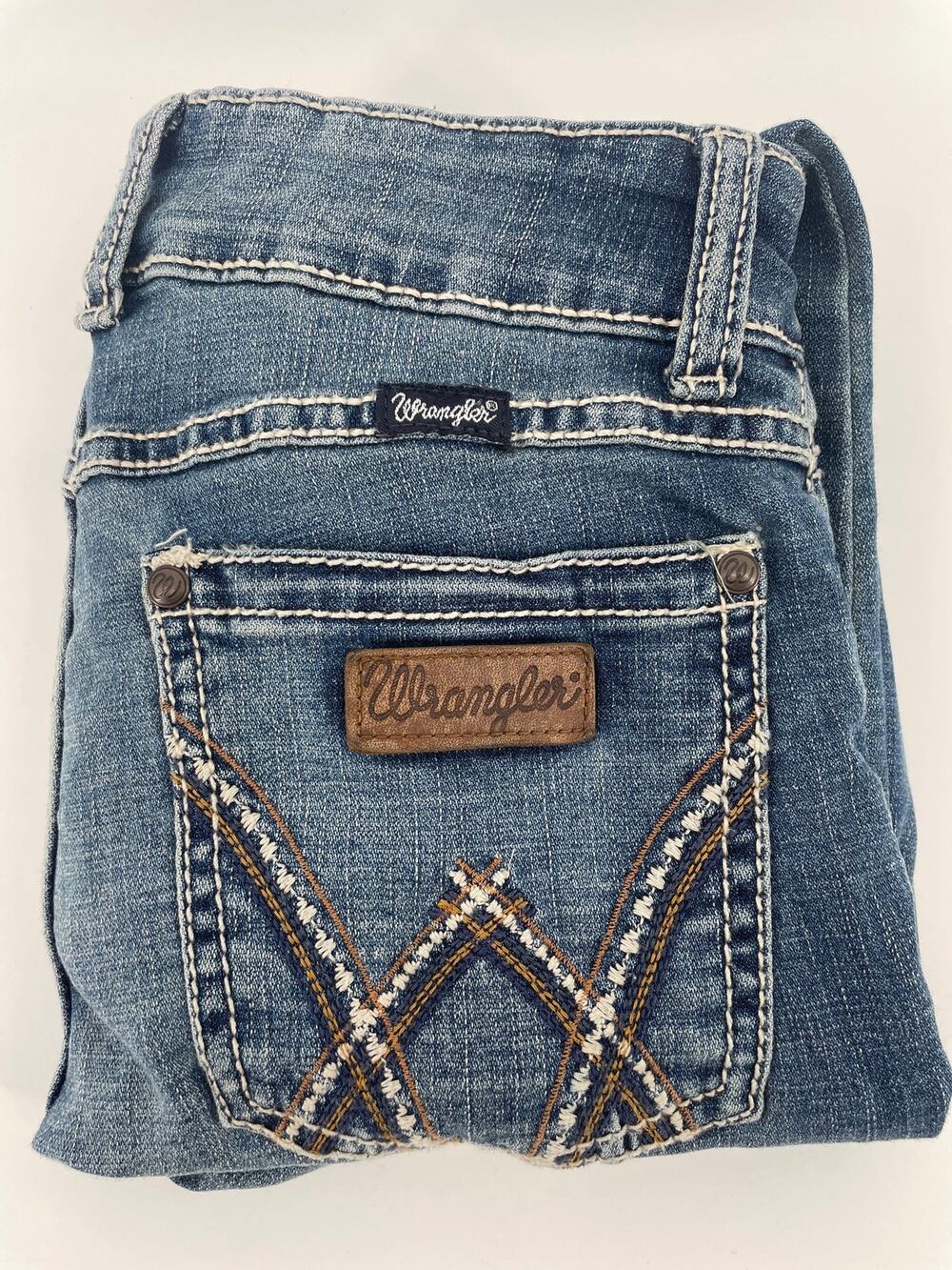 Wrangler Bootcut Jeans Women’s 3x32 (28x32) Medium Wash Cowgirl Western Tall